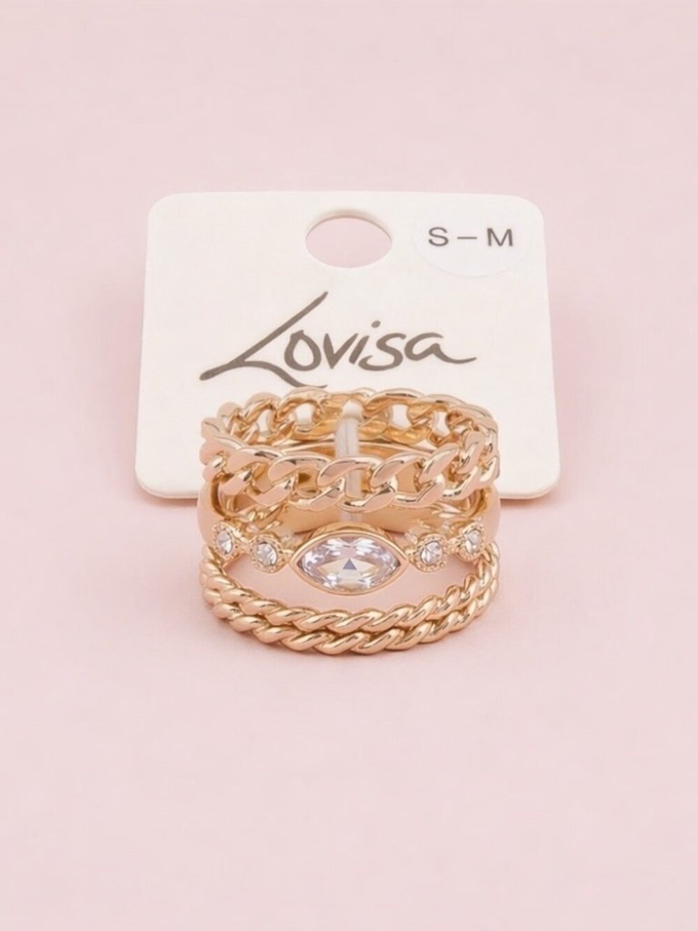 NWT Lovisa Gold‎ Ring Set